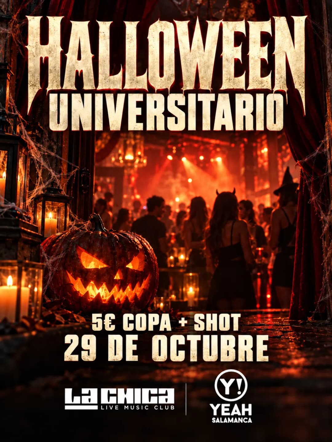 HALLOWEEN UNIVERSITARIO 2.0  - CHICA DE AYER