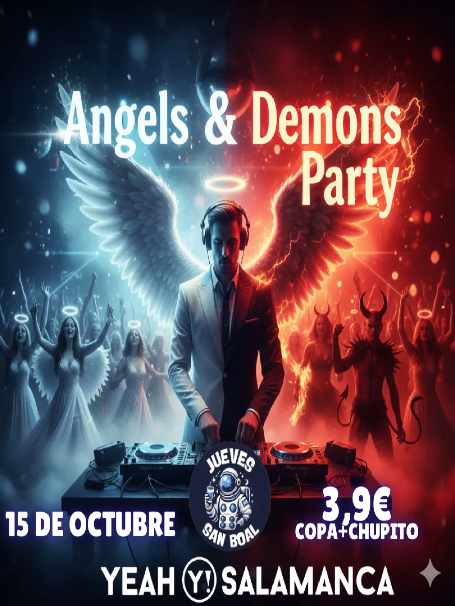 ANGELS &  DEMONS YEAH PARTY  JUEVES DE SAN BOAL
