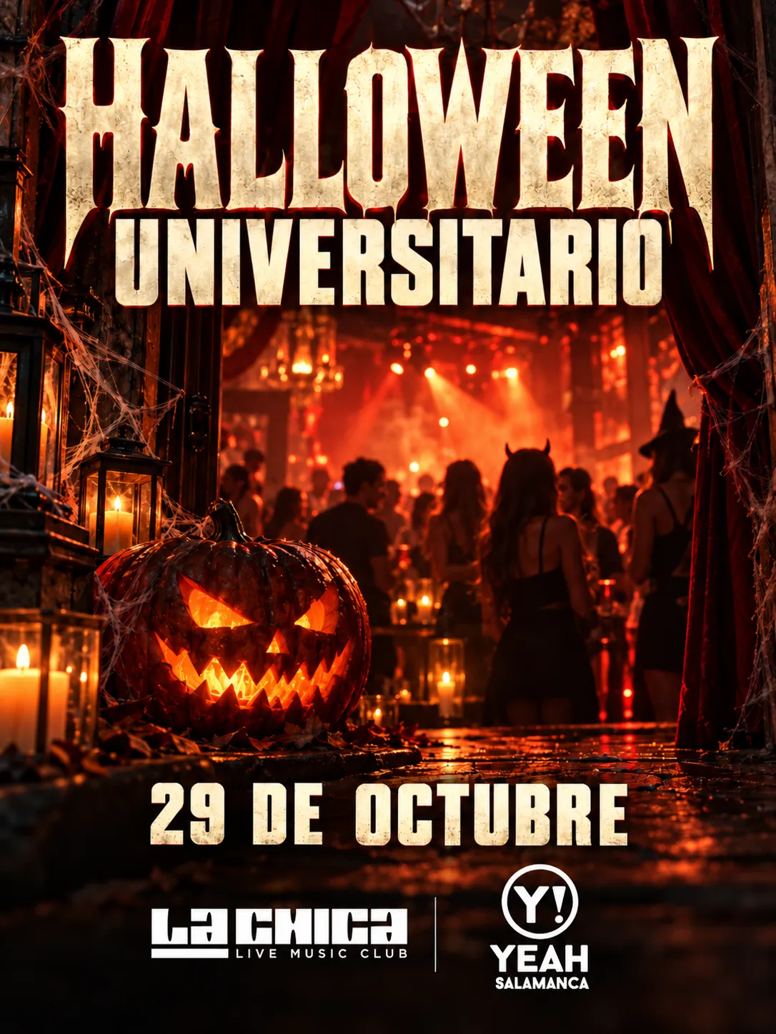 HALLOWEEN UNIVERSITARIO 2.0  - CHICA DE AYER